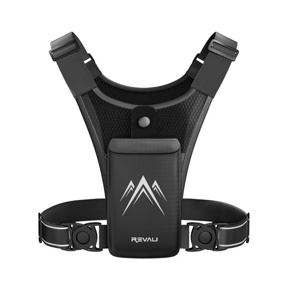 Other - Black smartphone travel exercise chest harness